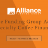 Alliance Funding Group Acquires Specialty Coffee Finance SC_Banner@2x